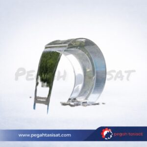 نازل کرتین استخری شیشه ای قوسی پلکسی گلس