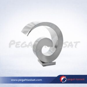 نازل کرتین استخری حلزونی استیل