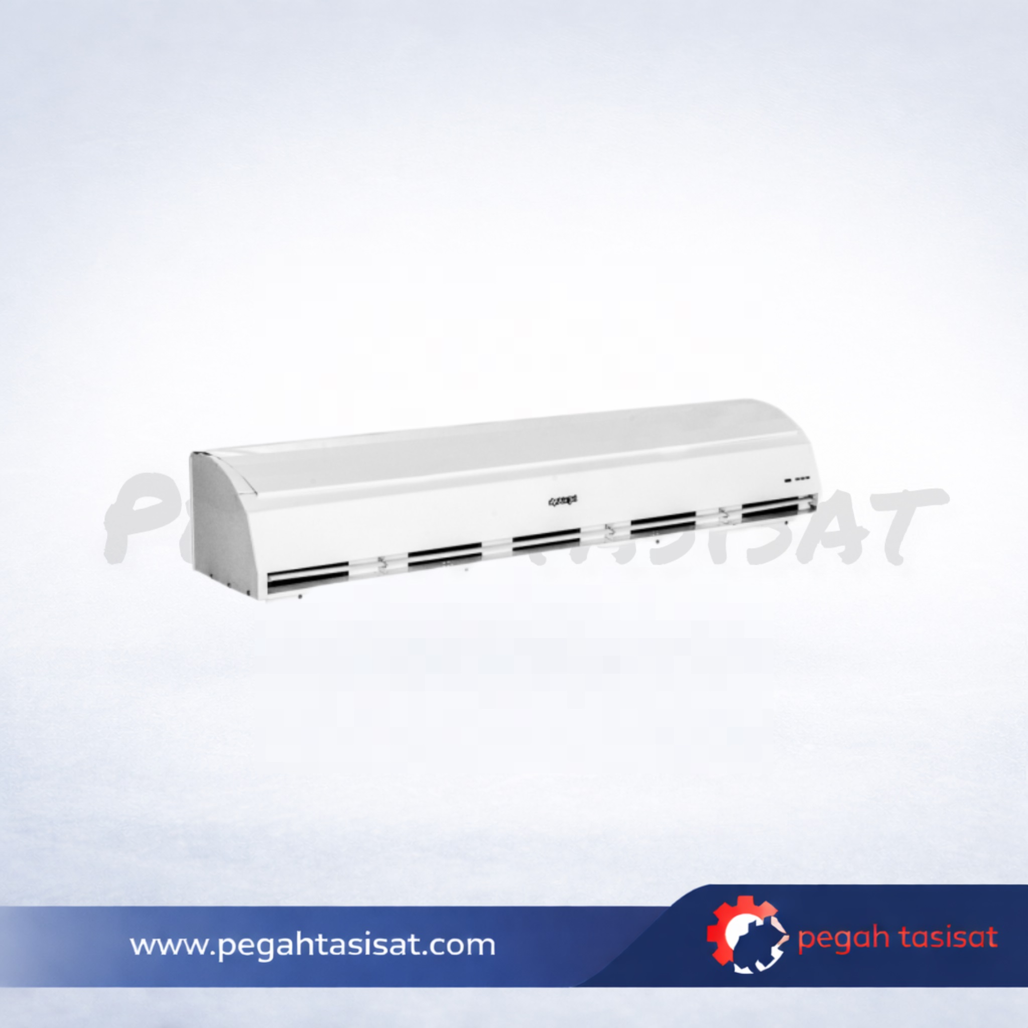 پرده هوا فراز کاویان مجهر به کوئل آب گرم (یا المنت)با رنگ پودری الکترو استاتیک